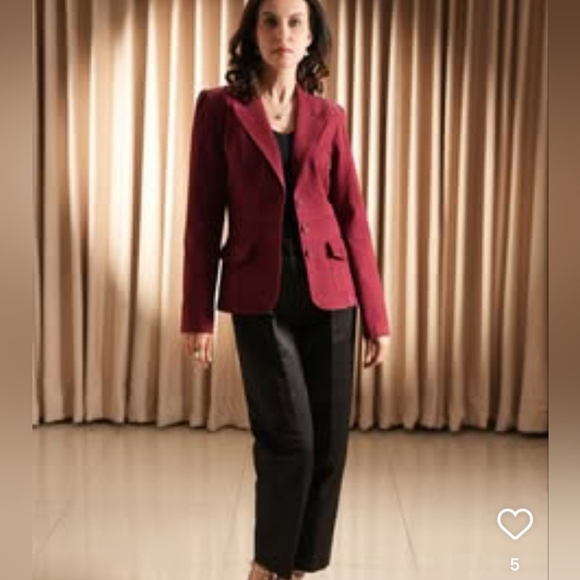 Joie Velvet Burgundy Blazer - Picture 7 of 7